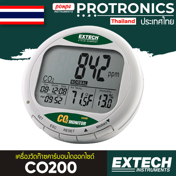 temperature and humidity meter CO200