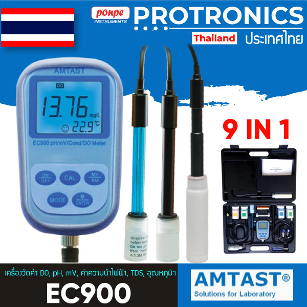 PH+EC+DO Meter. EC900