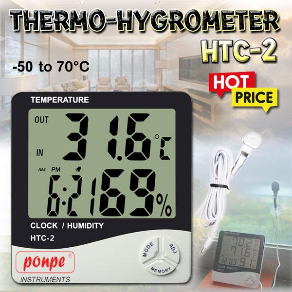 temperature and humidity meter HTC-2
